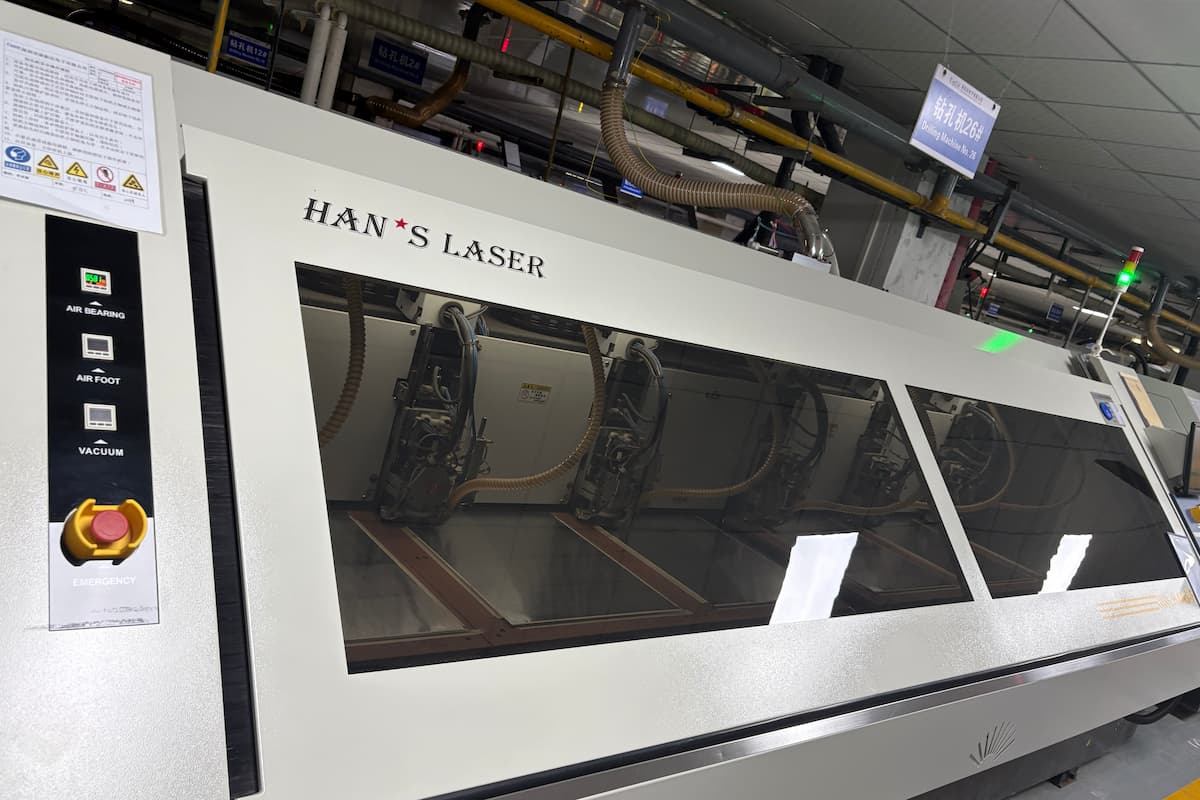 Linked Electronics Co., Limited automated PCB drilling facility